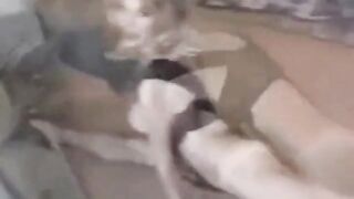 Cuckold Archive Vintage amateur MILF with massive BBC bull