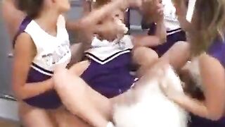 Audrey Hollander Gangbanged by cheerleaders