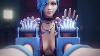 Jinx Tickles Akali