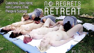 Massive outdoor lesbian orgy