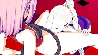 Naruto - Ino Eats Out Sakura 3D Hentai
