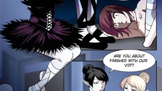 Vampire debut's  - Transformation lesbian hentai