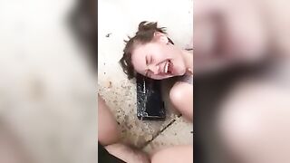 girl pissing in other girls mouth