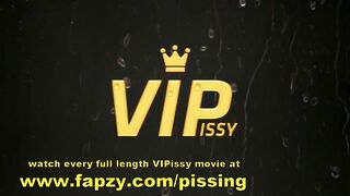 All natural teen gets pissed on from her teen girlfriend