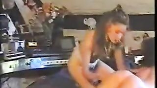 Vintage french porn ass-licking lesbian