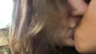 Lesbian Domme Tests Remote Control Vibrator on sub at a Restaurant!