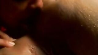 Lesbian deep asslicking and facesitting