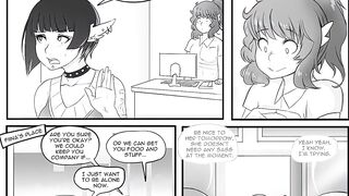 No Lunch Break - Episode 4 - Weight Gain Comic belly inflation