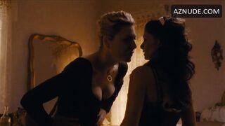 Angry lesbian sex between a brunette and a blonde MILF