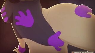 Cat Fight [furry Animation]