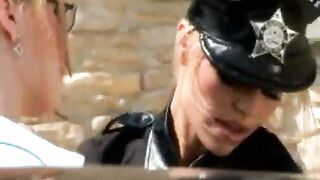 Horny Blonde Female Officer