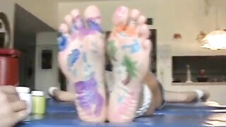 Foot Painting Tickle