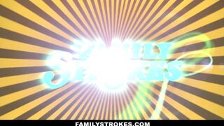 Step Daughter Marsha May And Her Stepdad Play Strip Pool
