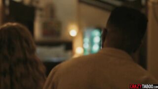 Big cock guy enjoyed two hot lesbians and fucked their tight pussies hard (Lena Paul)