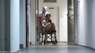 Chubby woman got tied up in the basement and enjoyed being tortured for a while