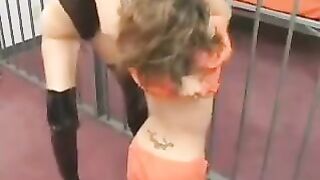 lesbian anal fucked in prison
