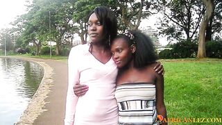 Nigeria girl and Ghana girl have lesbian sex