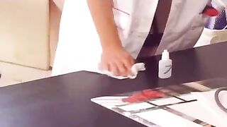 Lesbian Double Fisting French Style