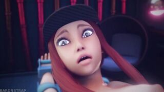 3D lesbian tickling