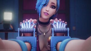 3D lesbian tickling