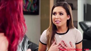 A hot lesbian super tongue techniques