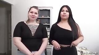 2 French BBW and 1 Dick