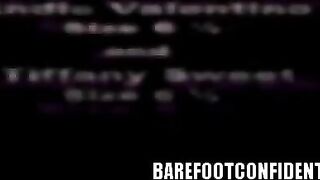 Andie Valentino and Tiffany Sweet foot fetish