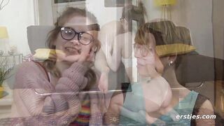 Sweet German Girls Try Rimming for the First Time
