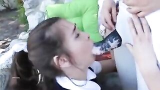 St Valentine tucks teen girl in the ass
