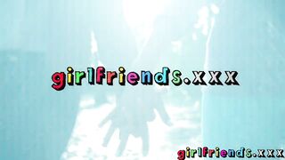 Girlfriends Magic wand orgasms for lez lovers