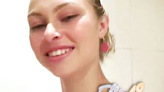 PREMIUMGFS - Ellie 18 with Lesbian Friend shower together rubbing pussy
