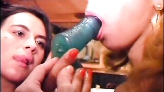 Bushy Lesbian Anal Play