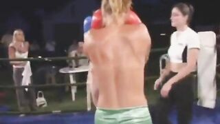 Real Topless Boxing Match