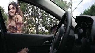 Girl masturbates guy