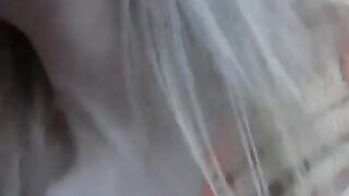 Young girls kissing and liking boobies