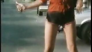 Female hitchhiker gets limo ride