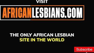 AFRICAN LESBIANS - College Nigerian teens discovering taste of pussy in first lesbian shower makeout