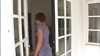 2 redhead lesbians using a dildo