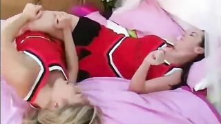 Cheerleaders Lesbian Facesitting