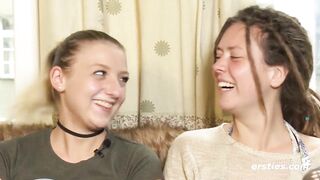 Firsties: Sofie has her first experience with a girl and right in front of the camera
