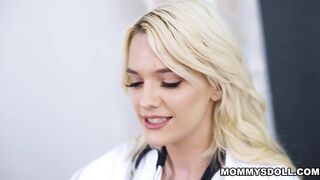 Four sexy lesbian women having sex at the Doctors office (Lily Larimar, Kenna James, Kenzie Taylor)