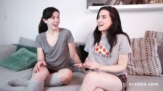 Ersties: Hot Lesbian Babes Take Turns Fingering Each Other