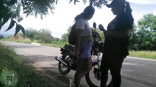 puta colombiana tiene sexo en la orilla de la carretera