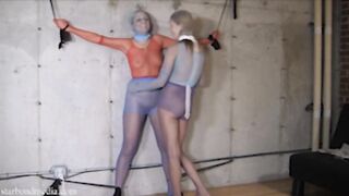 Jessica Taylor's First Encasement with Star Nine - Nylon Encasement Orgasms TRAILER