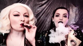 FREE video: smoking lesbian sex - rough pussy fuck - Arya Grander and Dredda Dark