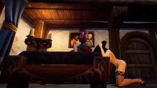 Fingering, Fisting and Extreme Dildo - Warcraft Porn Parody