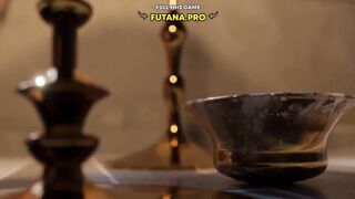 Hot Threesome Futanari where MILF is Dickgirl, and she fucks two bound Girls