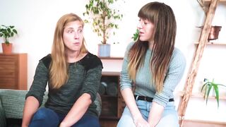 Firsties: Two Saarland women Nicky and Kate playing with a hot sex toy
