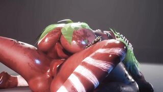 Wild Black Lesbian Missionary - Tribbing -