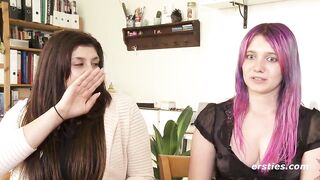 Ersties - Julie and Maria finger each other's tender and bare pussies